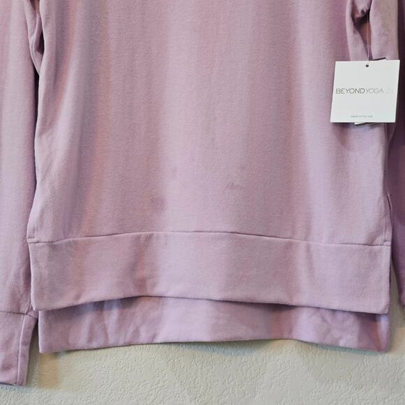 NWT Beyond Yoga Side Slit Long Sleeve Pullover - Picture 4 of 10